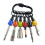2X Bit Holder Keychain 12pc -1/4In Hex Shank Bit Holders -for Nut Driver,Screwdriver Include Keychain Carabiner 5