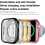Συμβατό με το XiHAMA Apple Watch Θήκη προφυλακτήρα 38 χιλιοστών – Μαλακή TPU, λεπτό και 4