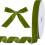 Olivgrünes Samtband, 5 cm breit, 9,14 m 7