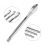45PCS Lab Spatula Stainless Steel Lab Spoon  Scoop Laboratory Tiny Spoon for Reagent Sampling Mixing 5