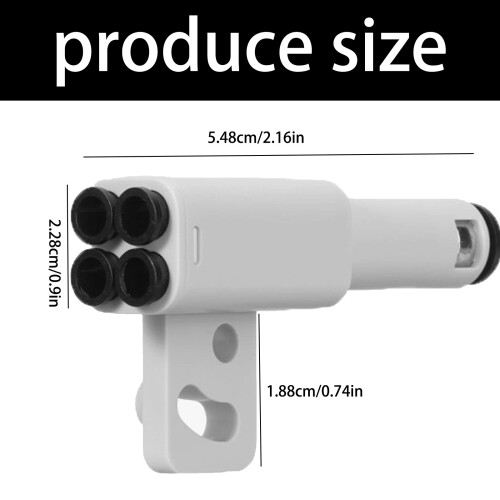 High Compatibility PTFE Adapter For Multiple 3D Printers 1