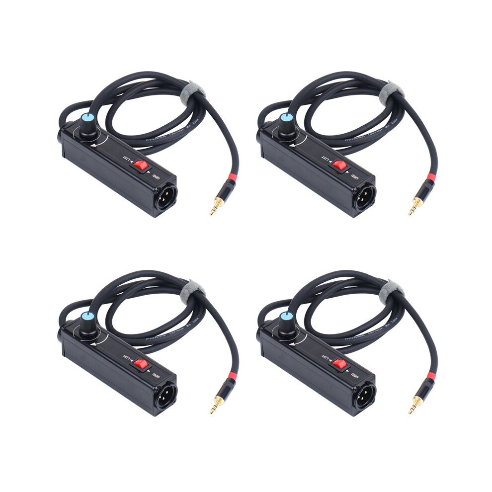 4X Stereo Ground Loop Isolator 3.5Mm To Xlr Audio Isolator Audio Noise Isolator Noise Suppressor Isolator 6031621519606