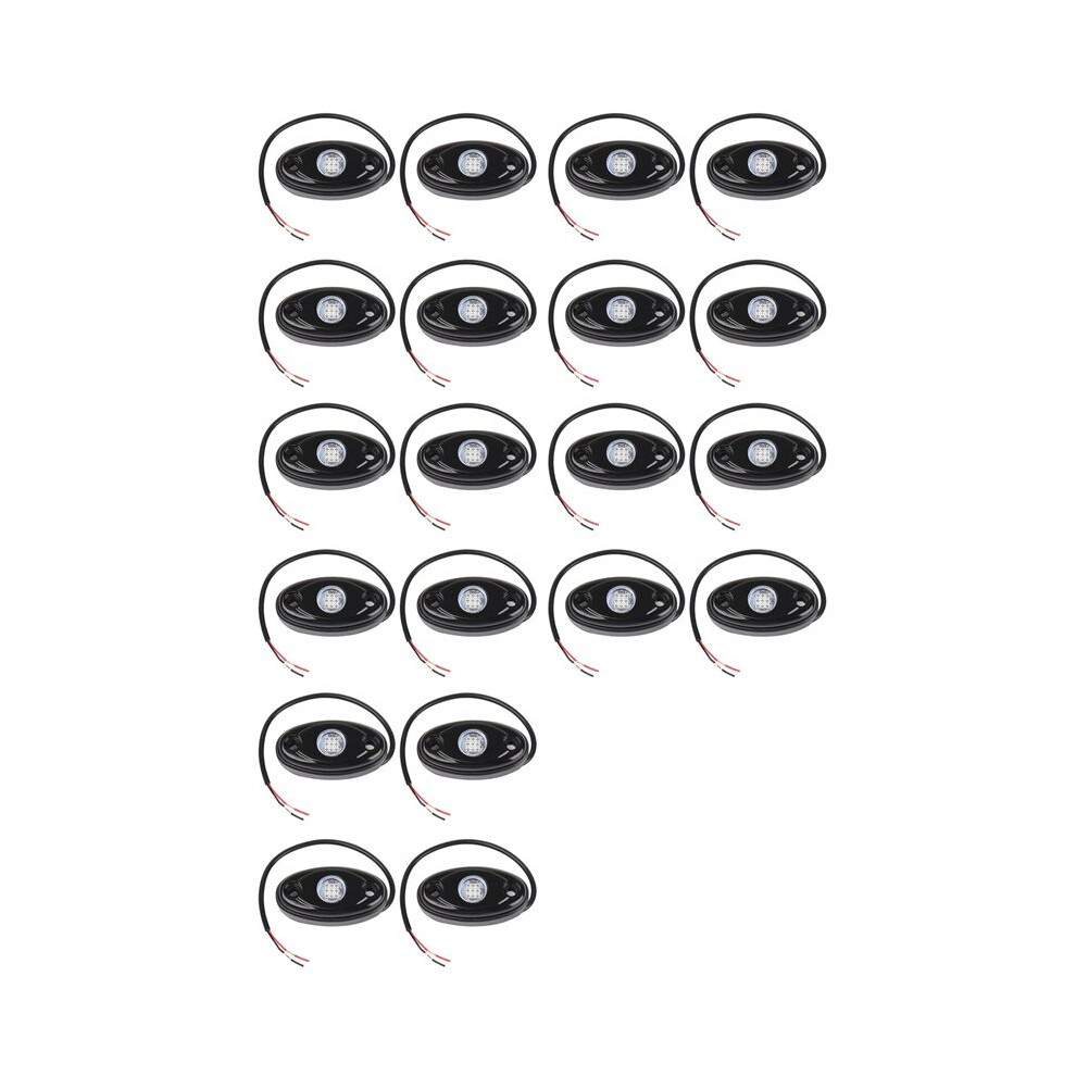20Pcs 9Led Super Bright Rock Kit Led Waterproof Led Neon Underglow For Off Road Truck Boat Light 6033428259228