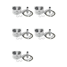 5Conjunto Anel de Pistão de Motocicleta de 65,5 mm Kit de Anel de Pino de 15 mm Cilindro Anel de Pistão Junta para Zongshen CB250CC Motor ATV