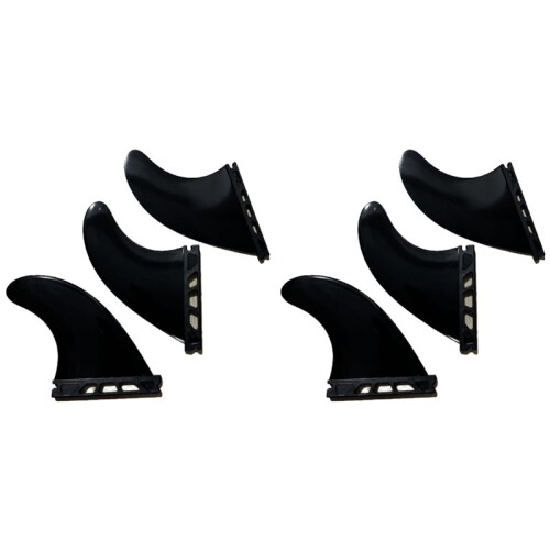 Conjunto de 6 Quilhas de Surfe para Prancha de Surfe 4,37 Polegadas, Quilha de Plástico para Prancha de Surfe, Esportes Aquáticos, Prancha de Surfe