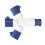2X Y-Type Industrial Plug IP44 Waterproof 3Pin 16A Multi-Function Three-Way Connector Branch Socket Three-Phase Power 4