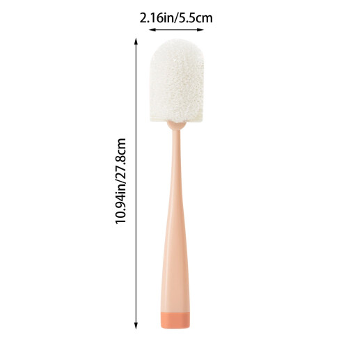 Escova de limpeza de copos com cabo flexível e ergonômico (1 unidade) 1
