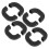 4 Pcs Chain Circle Dot Labels Pot Handle Insulation Sleeve Protectors 5