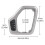 Silver Shifter Bezel Harness for 2014-2018 Jeep Cherokee 2