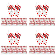 Etichette di Blocco, 3 X 5,75 Pollici, 160 Etichette di Pericolo Non Utilizzare con 160 Fascette, Etichette Loto Resistenti Allo Strappo e All'Acqua