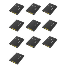 10X 2 in 1 Combine M.2 NGFF Key B & MSATA SSD to 2.5 SATA3 Adapter with Plastic Enclosure SSD Case Box