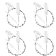 12Pcs French Horn Trombone Trumpet Cleaning Set Stainless Steel Nylon Brush Musical Instrument Cleaning Brush