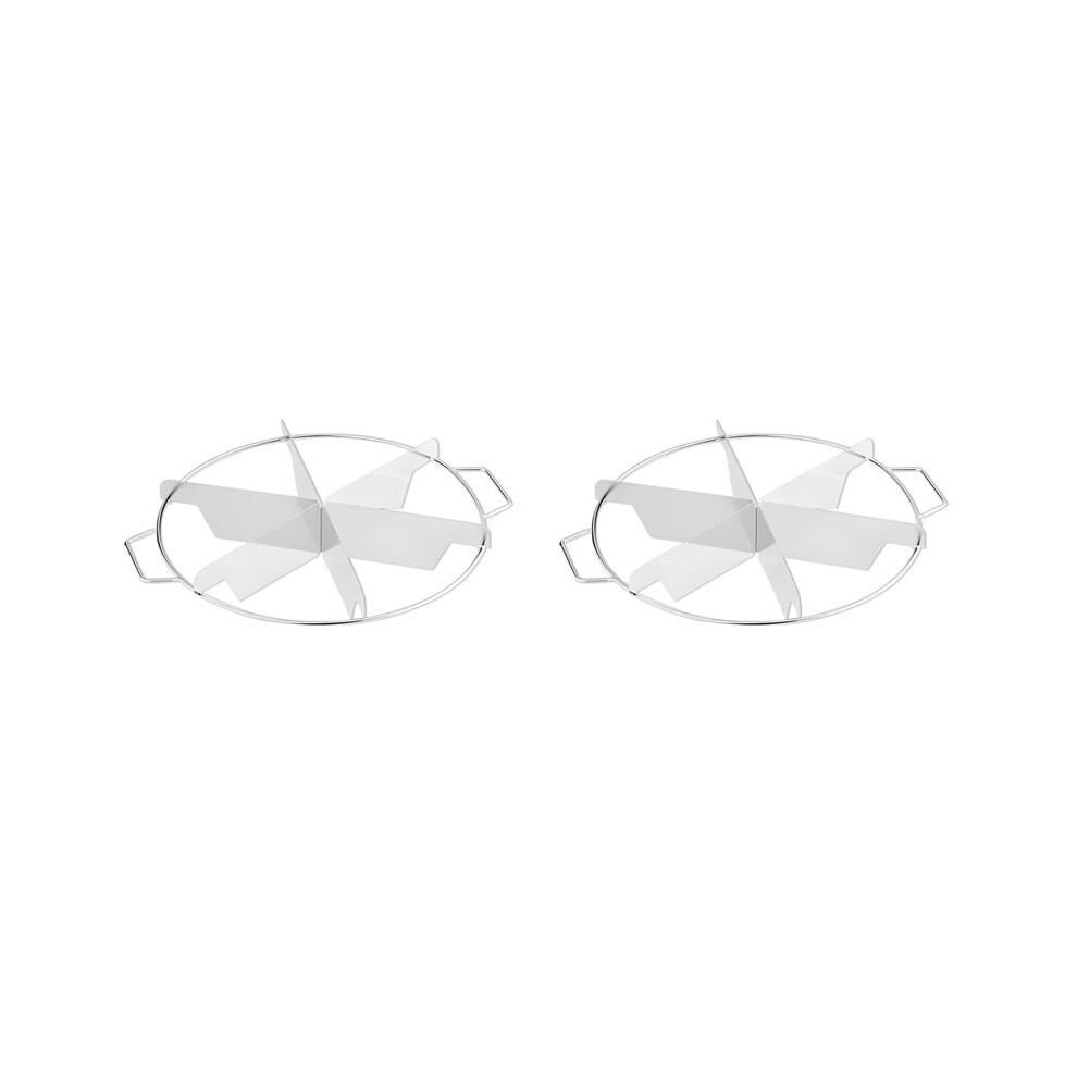 Semoic 2X Stainless Steel Pie Cutter 6-Slice Pie Cutter Creates Beautifully Uniform Slices Of Pie