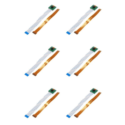 6X Camera Module Board 5MP Webcam for Raspberry Pi Zero W/Zero/ Raspberry Pi 3 Model B /4B