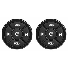 2X Wireless Bluetooths Remote Controller Car Motorcycle Bike Media Button MP3 Music Player for IOS Android Phone Tablet