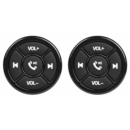 2X Wireless Bluetooths Remote Controller Car Motorcycle Bike Media Button MP3 Music Player for IOS Android Phone Tablet