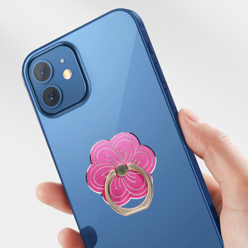 Metal Flower Phone Ring Holder with 360 Rotation 1