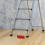Rubber Ladder Feet Caps Red 4 Pcs 6
