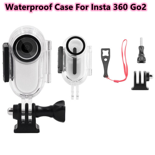 Αδιάβροχη θήκη για κάμερα Insta360Go2Thumb Επαγγελματικής ποιότητας, βάθος 30 μέτρων 2
