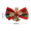 Christmas mini tree bows red green plaid 2.4" x 1.5" 3
