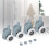 Single Wheel Shower Door Pulleys and Rollers Replacement for Seamless Sliding 1