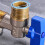 Absperrventile aus Messing, universelle Warm-/Kaltwasser-Dreh-Eckventile 2