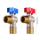 Absperrventile aus Messing, universelle Warm-/Kaltwasser-Dreh-Eckventile 3
