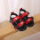 Boys LED Light-Up Beach Sandals Red Size 22 6