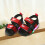 Boys LED Light-Up Beach Sandals Red Size 22 7
