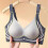 Women's Seamless Bra Wireless Push Up Bralettes Blue M 4