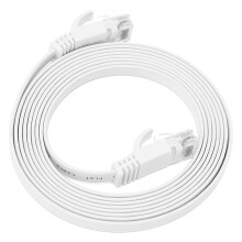 Gigabit CAT6 Ethernet Cable 8-Core Flat Copper 2m Network Jumper for AU Homes