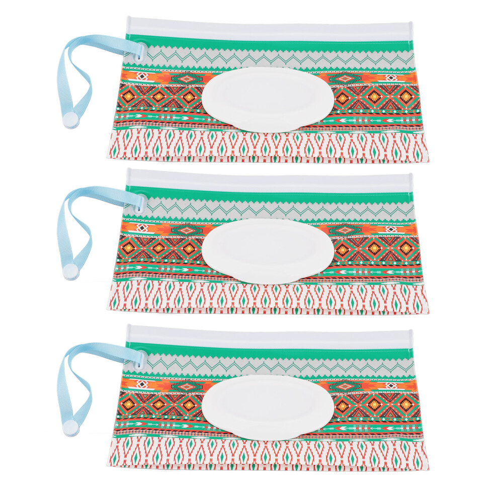 3pcs EVA Baby Wipes Pouch Portable Travel & Home Baby Wipe Case