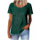 Dark Green Sequin Top for Women Holiday Party Pullover 6