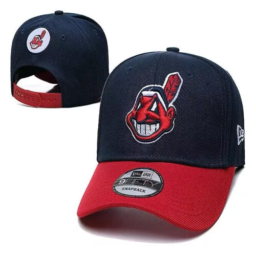 Cleveland Indians Cap Hat Snap Back New Adjustable Embroidered Logo Baseball Cap