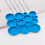 Silicone Keychain Mold Round Glossy with Hole 5