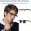Bluetooth Audio Smart Glasses with Blue Light Blocking and 3