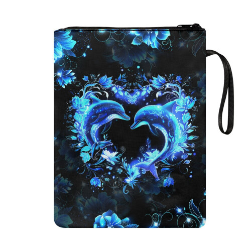 Book Sleeve Cover Waterproof Polyester 11.4 x 8.66 Inch 1