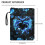Book Sleeve Cover Waterproof Polyester 11.4 x 8.66 Inch 7