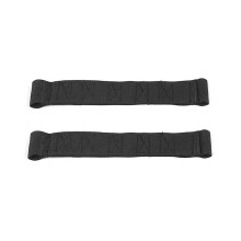 2pcs Black Front Left Right Door Limiting Straps for Jeep Wrangler 19972017 JK TJ, Durable No‑Drill Fit
