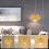 Rattan Dome Pendant Light Dimmable 2