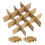 18 τεμάχια Μετακινούμενο κουτί, διαχωριστικό ποτηριών για κρασί, ποτήρια, 3