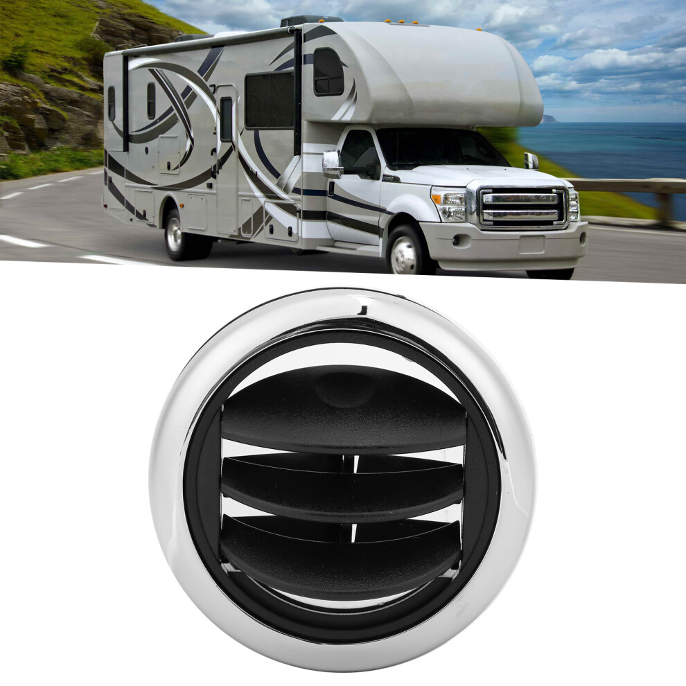 Buses Boats Rv Air Con Outlet Vent Knob Round Replacement Â Chrome Finish 5011391679589