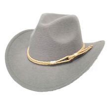 Fashionable Western Themed Hat For Different Season-Gray