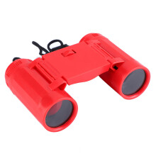 Faltbare Kinder-Vogelbeobachtungs-Binokular 2,5X mit Tragelass, Rot, 6,7*6*3cm