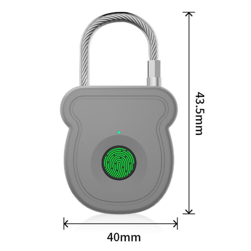 Smart Fingerprint Padlock Keyless Fingerprint Lock Energy Efficient Design 2