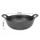 Cast-Iron Wok 25 cm with Dual Handles Wooden Lid Flat Base 7