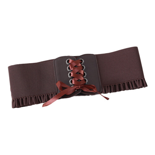Women's Wide Corset Belt, Polyester, 68cm x 10cm 1