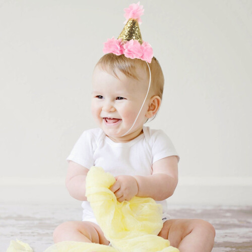 Birthday Hats Cone Assorted Color 2Pcs Comfortable Fit Princess Style 1