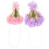 Birthday Hats Cone Assorted Color 2Pcs Comfortable Fit Princess Style 3