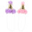 Birthday Hats Cone Assorted Color 2Pcs Comfortable Fit Princess Style 4